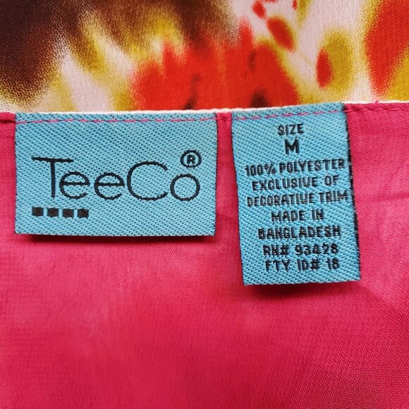 TeeCo Mini Dress with Attached Front Tie Belt Size M (Juniors) - Picture 6 of 7